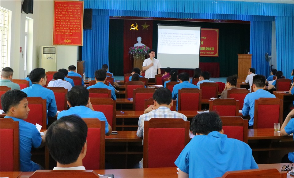 Toàn cảnh hội nghị tập huấn. Ảnh: Đỗ Thị Ngọc Anh.