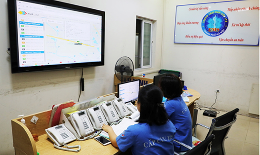 Trung tâm cấp cứu 115 Hà Nội. Ảnh: LĐO