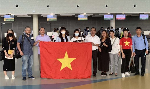 Công dân Việt Nam từ Maroc được đưa về nước trên chuyến bay mới nhất. Ảnh: Bộ Ngoại giao.