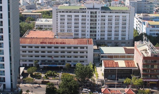 Bệnh viện C Đà Nẵng bị phong toả sau khi xuất hiện 1 ca mắc COVID-19. Ảnh: Nguyễn Hồng