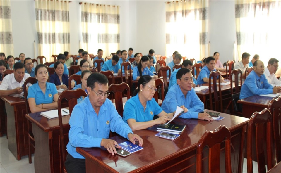Các đại biểu tham dự Hội nghị tập huấn. Ảnh: Thiệu Vũ