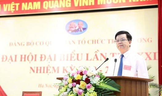 Ông Mai Văn Chính đắc cử Bí thư Đảng ủy cơ quan Ban Tổ chức Trung ương khóa mới. Ảnh Ngọc Anh