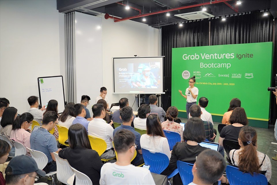 Bà Nguyễn Thái Hải Vân, Giám đốc Điều hành, Grab Việt Nam tại Bootcamp Bà Nguyễn Thái Hải Vân, Giám đốc Điều hành, Grab Việt Nam tại Bootcamp