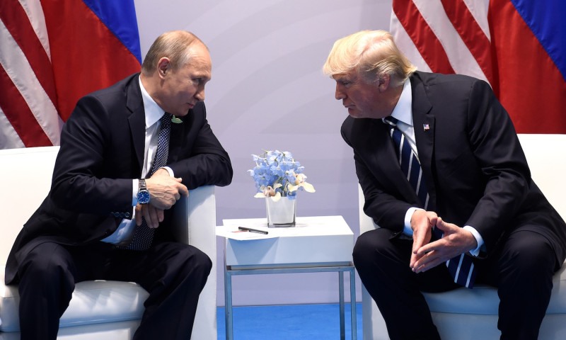 Tổng thống Nga Vladimir Putin và Tổng thống Mỹ Donald Trump. Ảnh: AFP