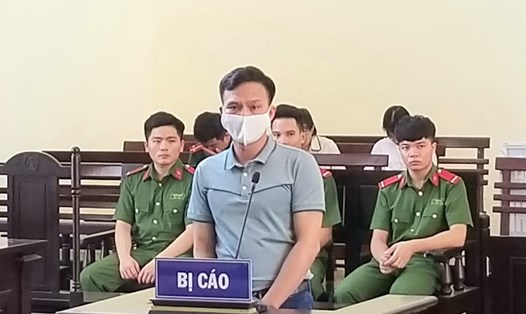 Bị cáo Nguyễn Quang Huy tại phiên tòa. Ảnh: Lam Việt.