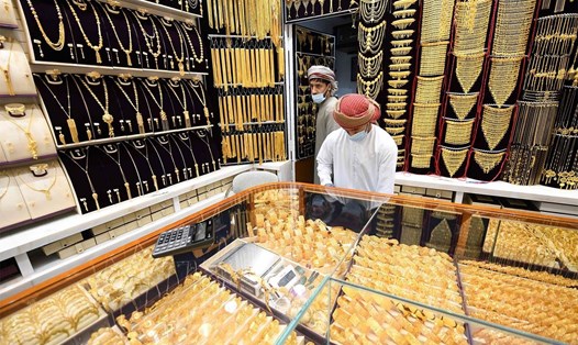 Một cửa hàng vàng ở Dubai. Ảnh: Middle East Online