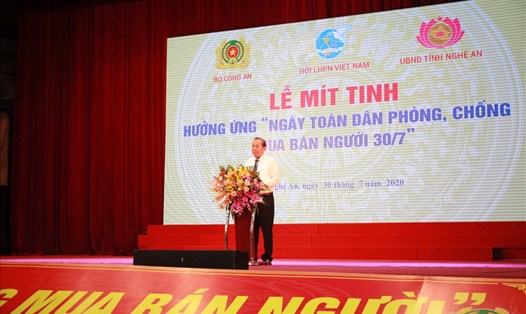 Phó Thủ tướng Thường trực Trương Hòa Bình phát biểu tại buổi lễ. Ảnh: Trần Tuyên