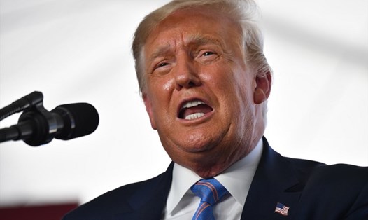 Tổng thống Mỹ Donald Trump đề nghị hoãn bầu cử Mỹ. Ảnh: AFP.
