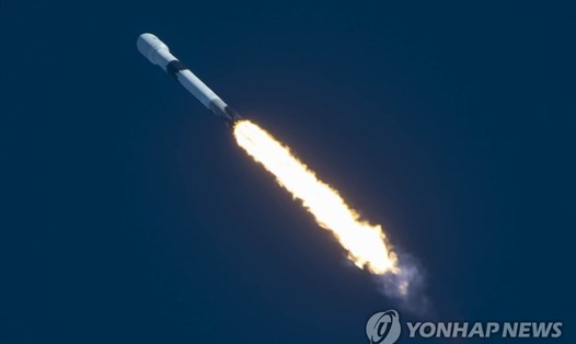 Vệ tinh liên lạc quân sự Anasis-II của Hàn Quốc đã đạt tới quỹ đạo địa tĩnh thành công vào lúc 5h11 (giờ Việt Nam) ngày 31.7, sau 10 ngày được phóng lên không gian. Ảnh: Yonhap