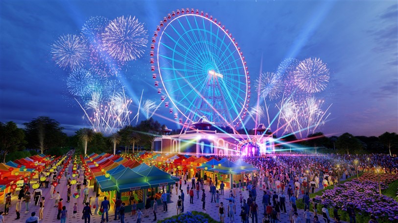 Công viên Châu Á tại Đà Nẵng. Ảnh: Minh Phương.