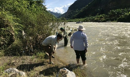 1 trường hợp bị mất tích do mưa lũ ở Lai Châu. Ảnh: Nguyễn Tùng