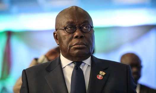 Tổng thống Ghana đã phải tự cách ly sau khi người thân cận của ông mắc COVID-19. Ảnh: AFP