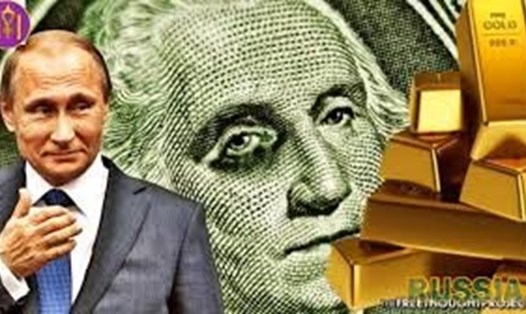 Dự trữ vàng và ngoại hối của Nga đạt 568,3 tỉ USD. Ảnh: Global Reseach