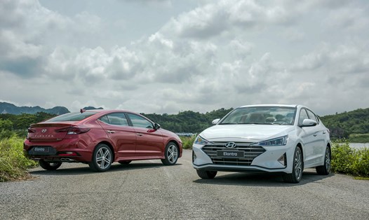 Hyundai Elantra phiên bản nâng cấp 2020. Ảnh T.H