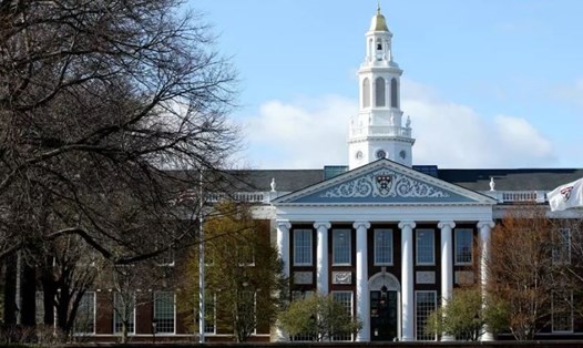 Khuôn viên Đại học Harvard tại Cambridge, Massachusetts, Mỹ. Ảnh: AFP.