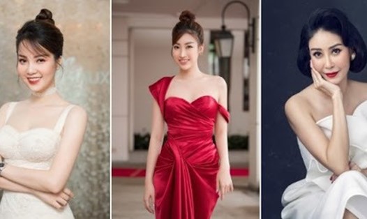 Các người đẹp làm giám khảo cuộc thi Hoa hậu Việt Nam 2020. Ảnh: CTCC