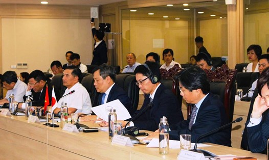 Hội nghị Xúc tiến đầu tư trực tuyến Việt Nam - Nhật Bản với chủ đề “Việt Nam - Điểm đến thành công và an toàn cho đầu tư”. Ảnh: Thùy Trâm