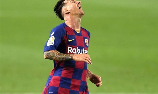 Lionel Messi đã thể hiện sự thất vọng vời Barcelona sau những gì xảy ra trong mùa giải 2019/20. Ảnh: New York Post