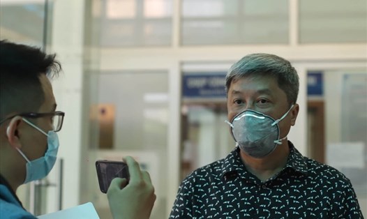 Thứ trưởng Bộ Y tế Nguyễn Trường Sơn, Trưởng Bộ phận thường trực đặc biệt chống dịch COVID-19 của Bộ Y tế tại Đà Nẵng. Ảnh: H.L