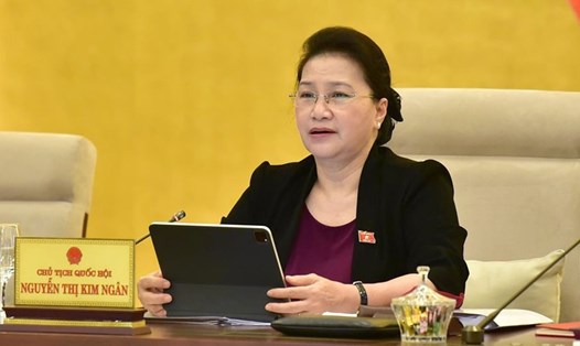 Chủ tịch Quốc hội Nguyễn Thị Kim Ngân. Ảnh Ngọc Thắng