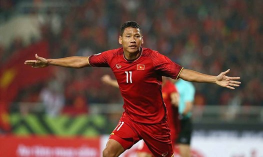 Tiền đạo Anh Đức được huấn luyện viên Park Hang-seo gọi trở lại tuyển Việt Nam. Ảnh: AFF
