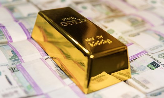 Dự trữ vàng và ngoại tệ của Nga hiện ở mức hơn 600 tỉ USD. Ảnh: Getty Images