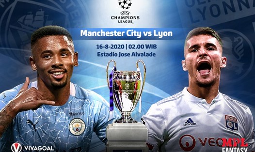 Cuộc so tài giữa Man City và Lyon sẽ kết thúc vòng tứ kết Champions League 2019-2020. Ảnh: VIVAGOAL