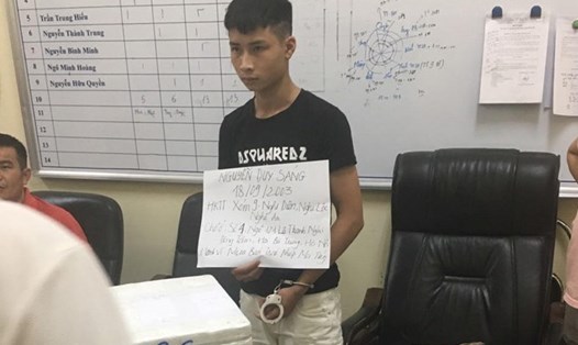 Mới 17 tuổi, Nguyễn Duy Sáng đã cầm đầu đường dây mua bán, vận chuyển hàng chục nghìn viên thuốc lắc. Ảnh: H.Phong.