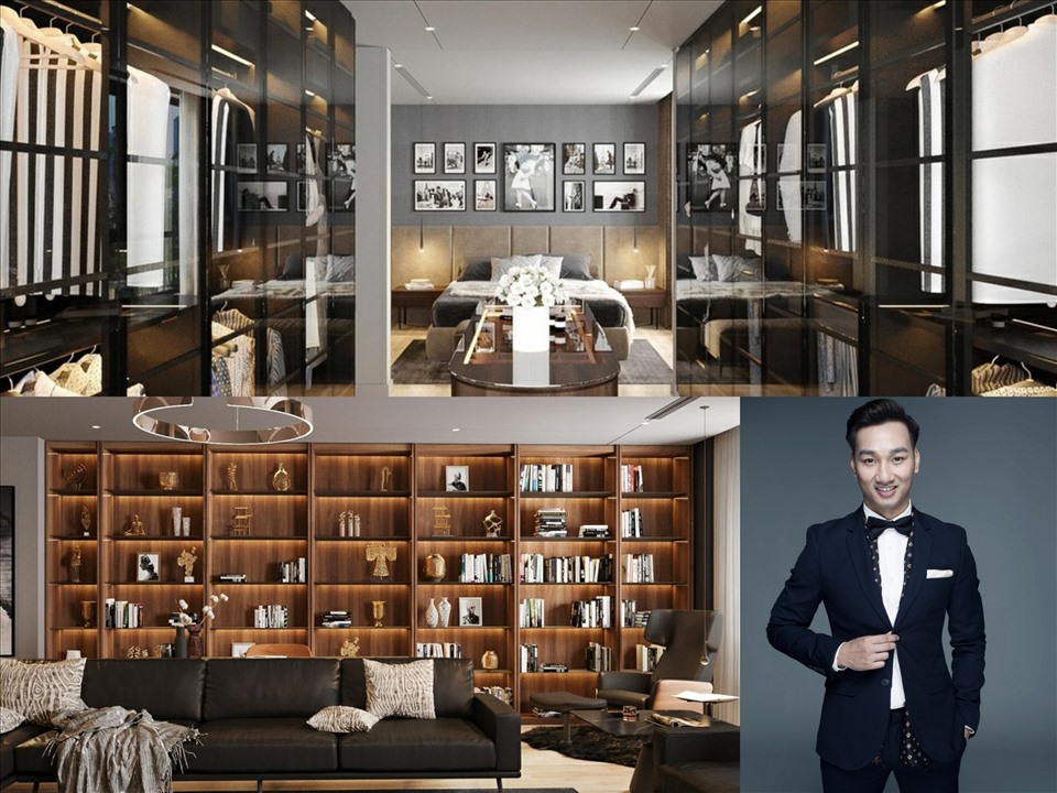 Nam nghệ sĩ cùng vợ và 2 con song sinh sống trong tổ ấm giá 18 tỉ đồng. Ảnh: NSCC