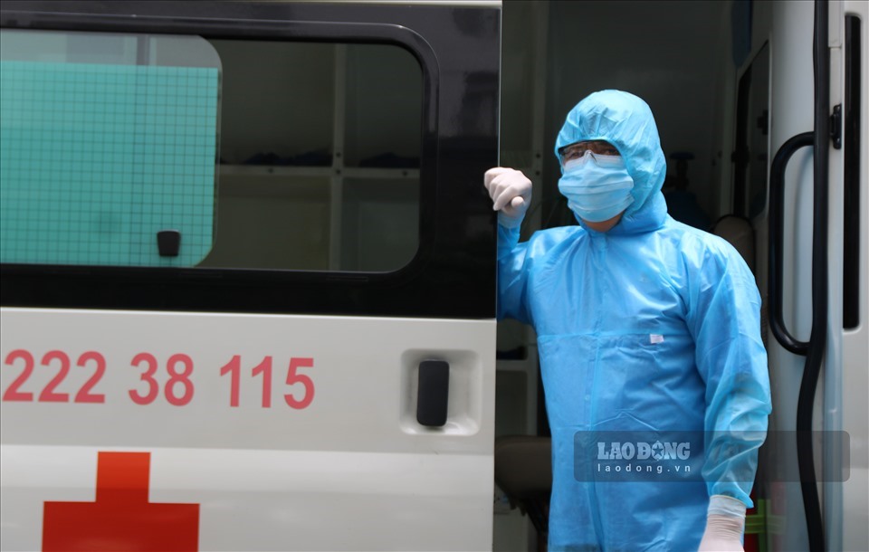 Cán bộ y tế tham gia chống dịch COVID-19 tại TP.HCM. Ảnh: Lao Động