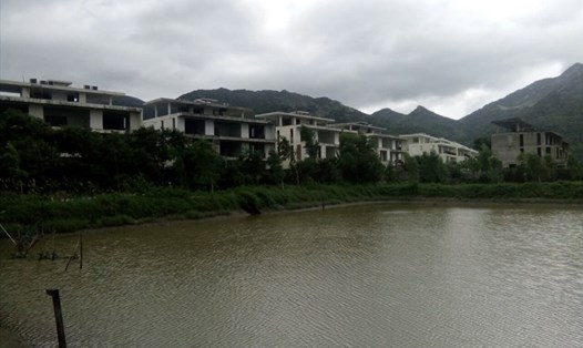 Dự án Khu du lịch và giải trí Sông Lô do Công ty TNHH Hoàn Cầu của gia đình bà Nguyễn Thị Hường (tên thường gọi là Tư Hường) làm chủ đầu tư. Ảnh: Nhiệt Băng