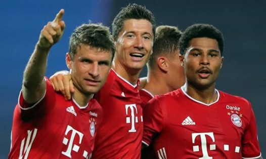 Tập thể Bayern hài hòa giữa kinh nghiệm và sức trẻ. Ảnh: AS