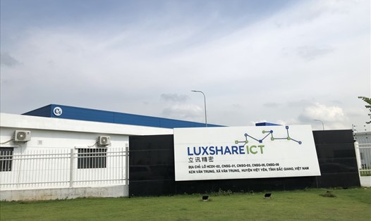 Trụ sở công ty Luxshare ICT tại Bắc Giang. Ảnh: Bảo Hân