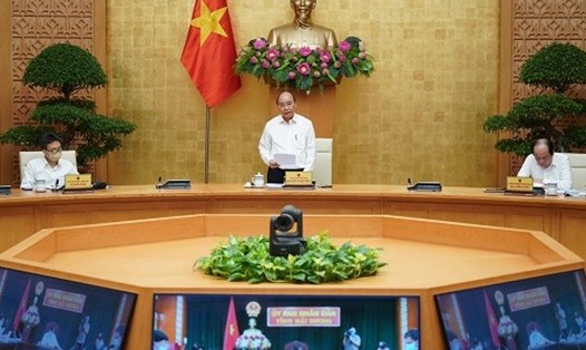 Thủ tướng Nguyễn Xuân Phúc chủ trì Hội nghị - Ảnh: VGP/Quang Hiếu