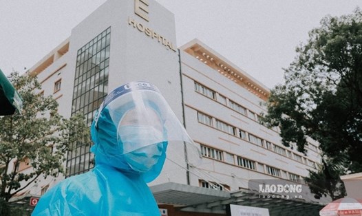 Bệnh viện E được dỡ cách ly sau khi có thông báo của Bộ Y tế về kết quả xét nghiệm lại ca bệnh ở Phú Thọ. Ảnh: Tô Thế