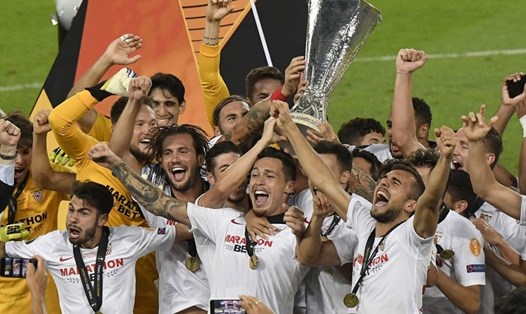 Sevilla vô địch Europa League lần thứ 6. Ảnh: Getty