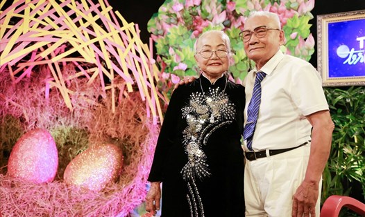 Hôn nhân hạnh phúc của cụ ông 90 tuổi và vợ. Ảnh: CTCC