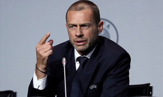 Chủ tịch UEFA, Aleksander Ceferin, sẽ cân nhắc nghiêm túc về những thay đổi về thể thức knock-out tại Cúp Châu Âu trong tương lai. Ảnh: Reuters