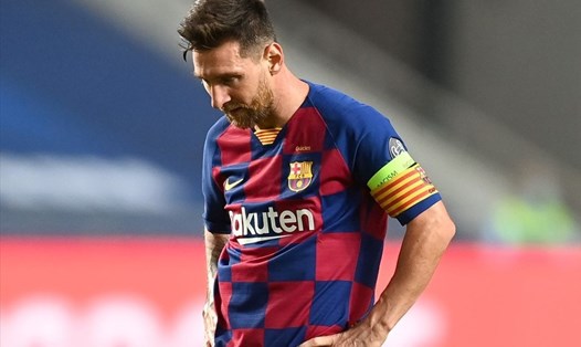 Messi có thể rời Barcelona ở kỳ chuyển nhượng mùa hè năm nay. Ảnh: UEFA.