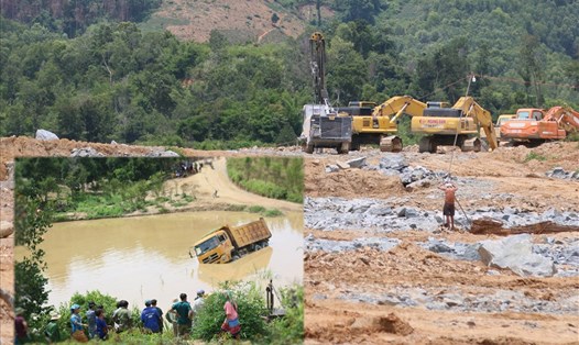 Một góc công trình thủy lợi nghìn đồng của Bộ NNPTNT đang thi công dang dở ở Đắk Lắk. Ảnh Bảo Trung