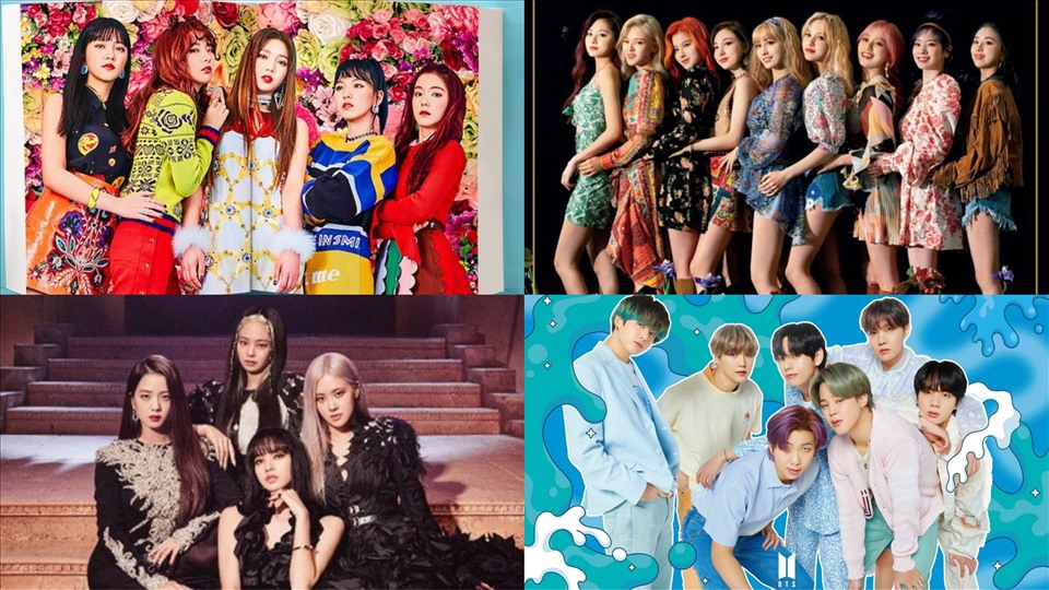 4 nhóm nhạc hàng đầu Kpop với cuộc đua doanh thu. Ảnh: Cắt từ clip