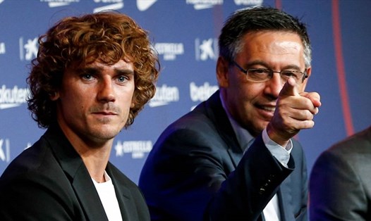 Mua Antoine Griezmann được 1 mùa, Chủ tịch Josep Bartomeu đã muốn tống anh về đội bóng cũ. Ảnh: Getty Images
