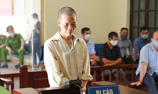 Bị cáo Hà Văn Phúc tại phiên tòa xét xử tội hủy hoại rừng tại xã Bằng Cả, TP. Hạ Long (Quảng Ninh). Ảnh: Hồng Phương