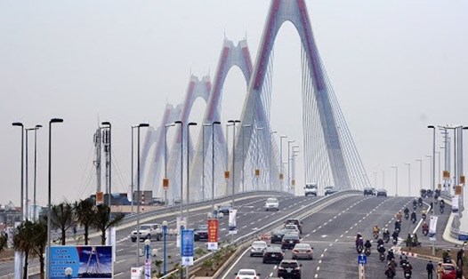 Tuyến cao tốc Nội Bài - Nhật Tân, do Nhà nước đầu tư, hiện không thu phí. Ảnh: M.T
