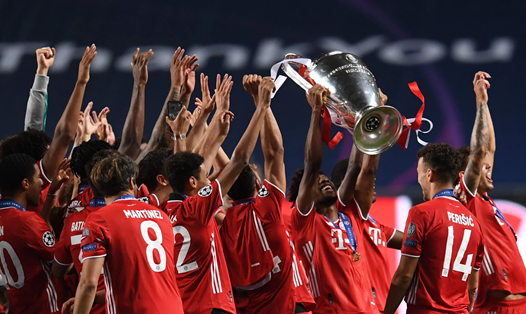 Bayern Munich có 9 cầu thủ trong Đội hình của mùa giải. Ảnh: Getty Images