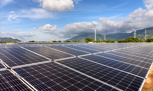 Việt Nam đang thúc đẩy các dự án năng lượng mặt trời. Ảnh: Bộ TNMT
