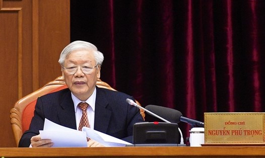 Tổng Bí thư, Chủ tịch Nước Nguyễn Phú Trọng. Ảnh Nhật Bắc