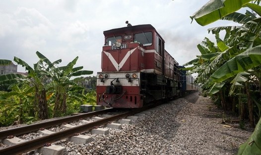 Đường sắt đoạn Lào Cai. Ảnh GT