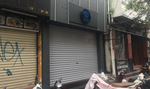Quán bar bị phạt 40 triệu đồng trên địa bàn quận Hoàn Kiếm đã đóng cửa. Ảnh: Đ. Chung