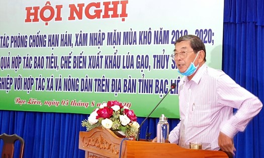 Ông Hồ Quang Cua khẳng định nếu xuất khẩu gạo dạng đóng túi sẽ nâng cao giá trị gạo Việt Nam (ảnh Nhật Hồ)